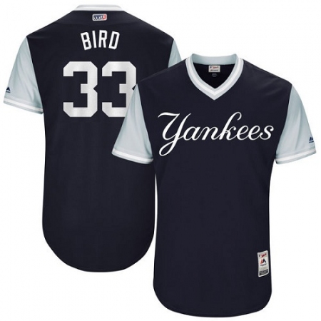 Men's Majestic New York Yankees #33 Greg Bird 